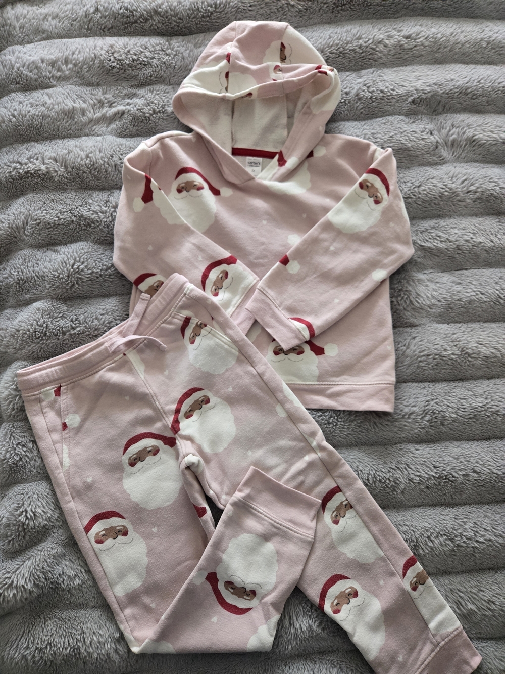 Carter's Light Pink Fleece-Lined Sweatsuit - 5T